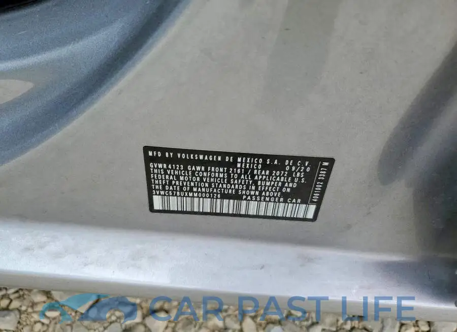 3VWC57BUXMM000126# 12