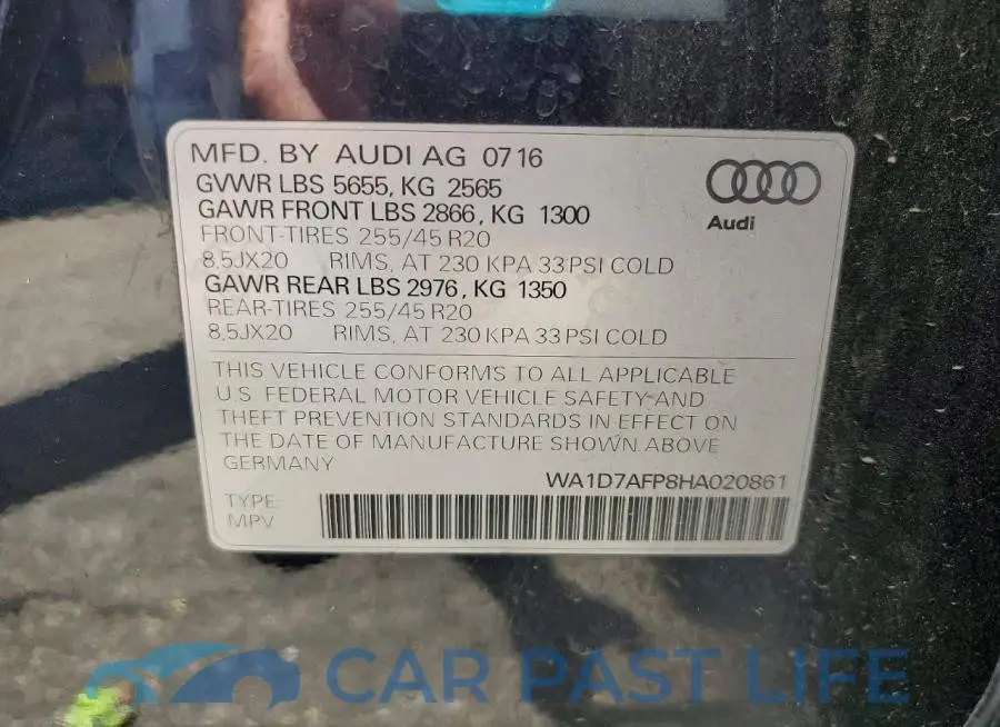 WA1D7AFP8HA020861# 13