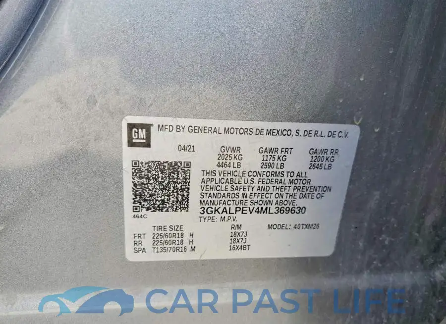 3GKALPEV4ML369630# 13