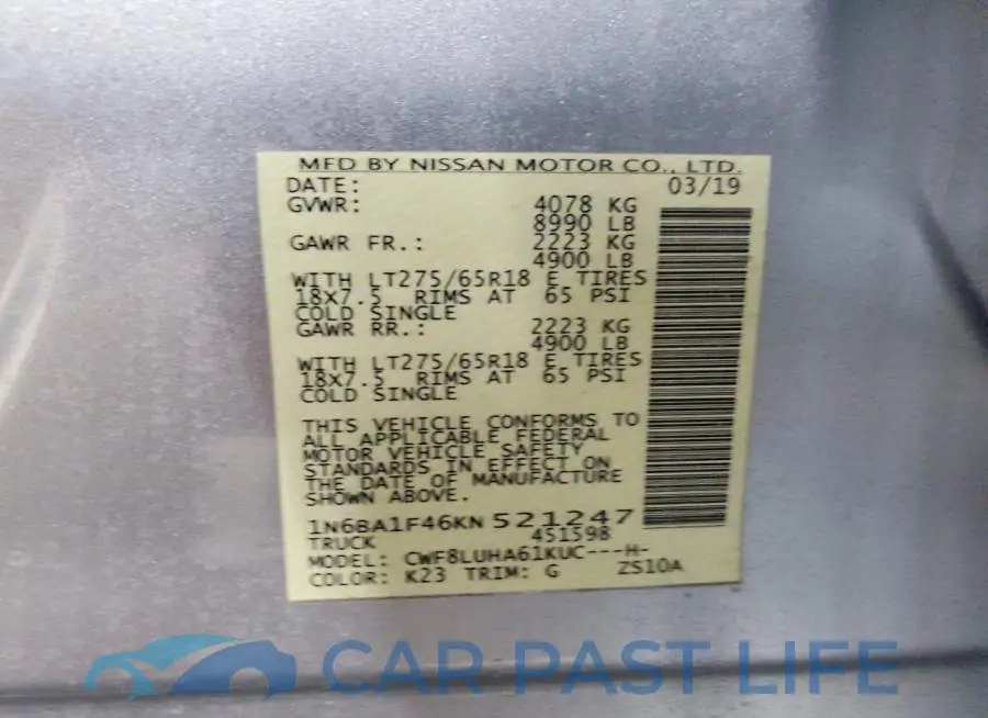 1N6BA1F46KN521247# 12