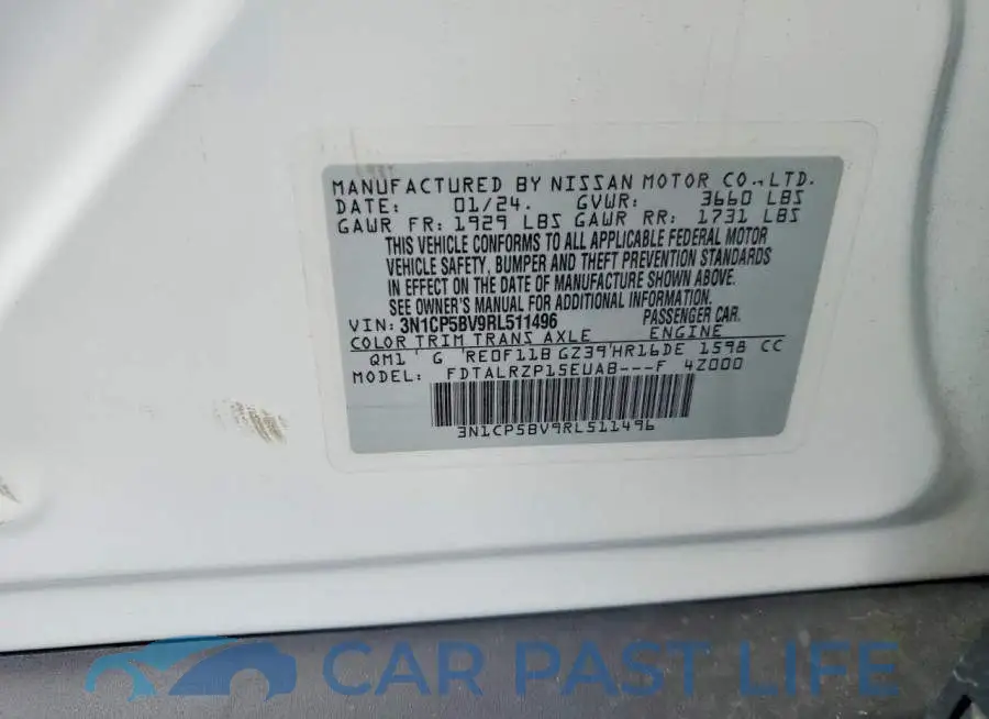 3N1CP5BV9RL511496# 13