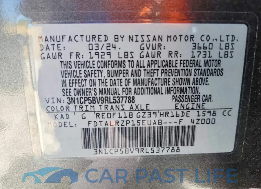3N1CP5BV9RL537788# 14