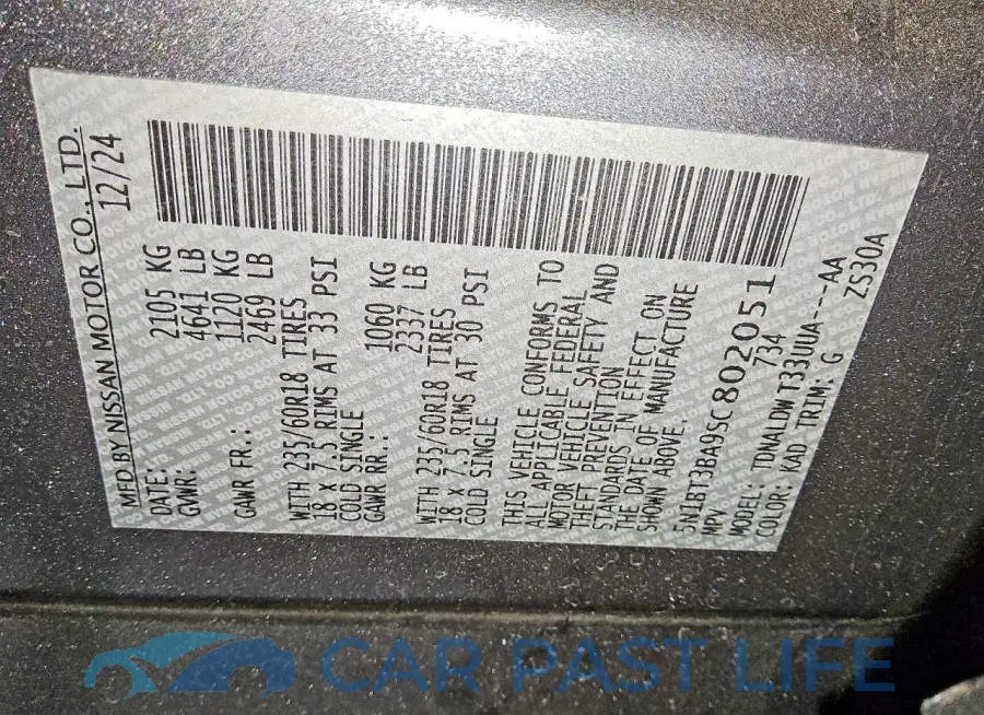 5N1BT3BA9SC802051# 13