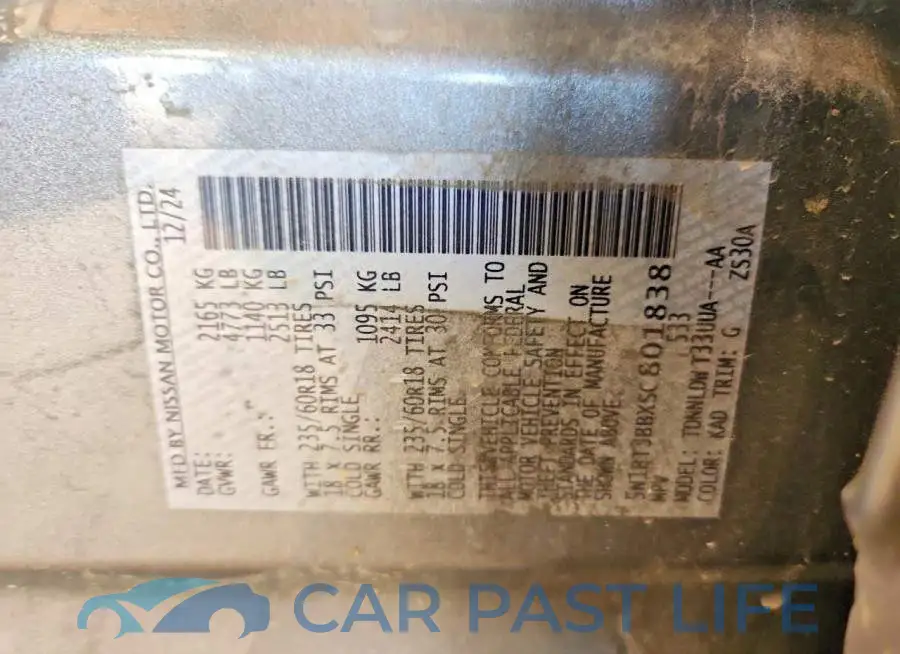 5N1BT3BBXSC801838# 14