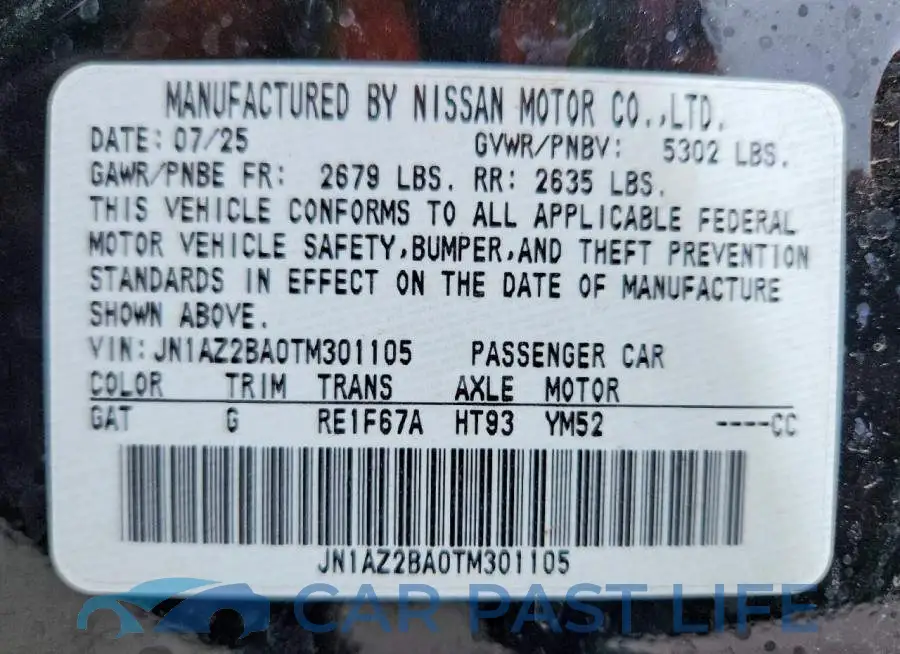JN1AZ2BA0TM301105# 12