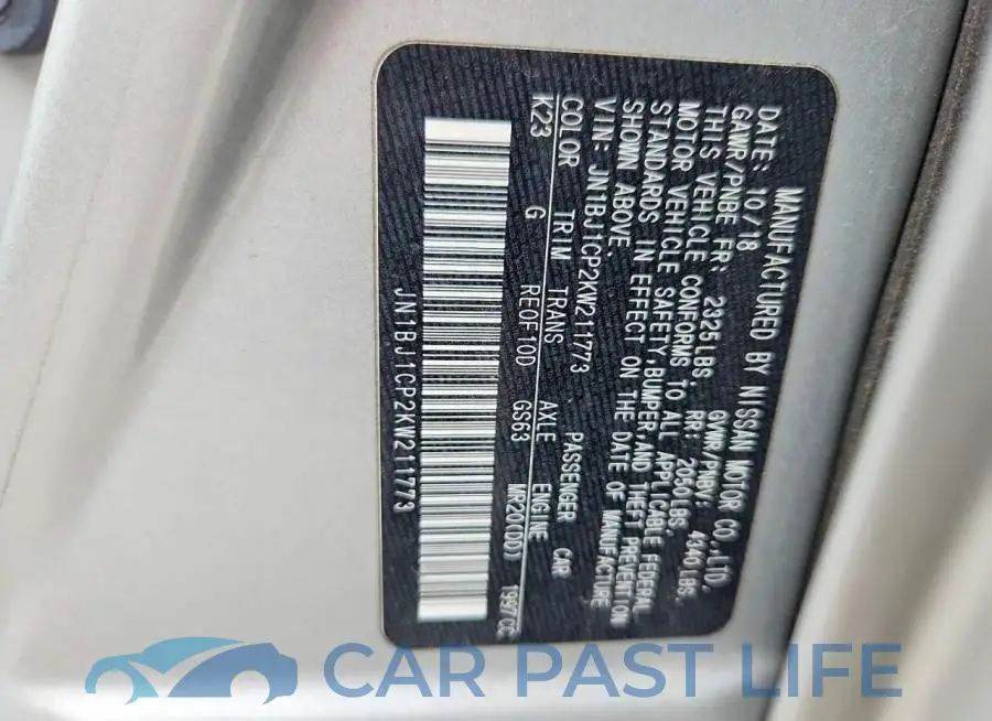 JN1BJ1CP2KW211773# 12