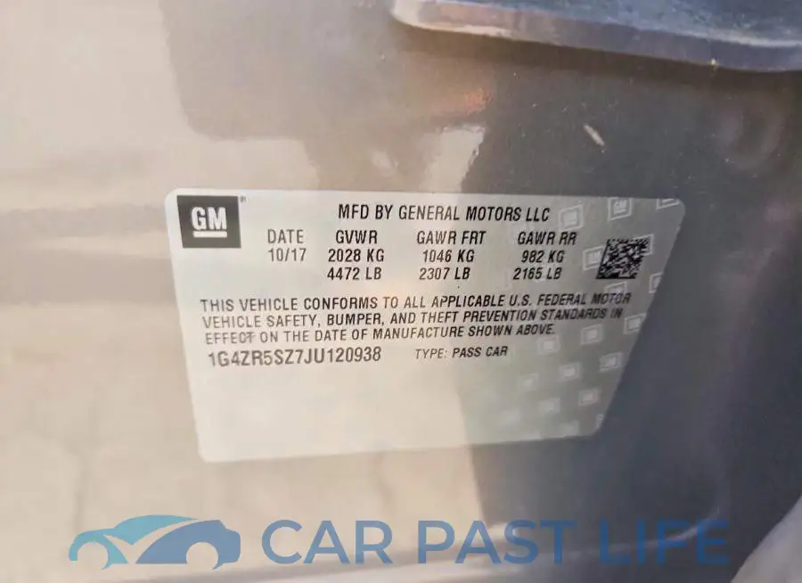 1G4ZR5SZ7JU120938# 12