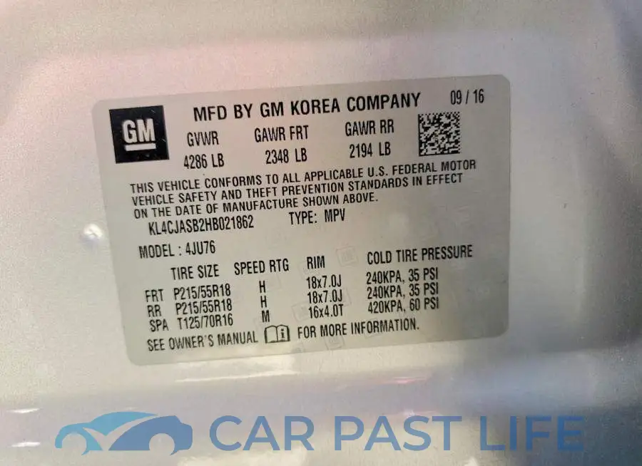 KL4CJASB2HB021862# 12