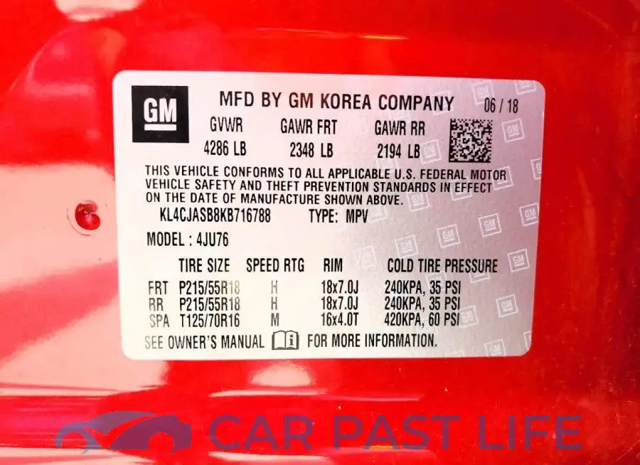 KL4CJASB8KB716788# 12