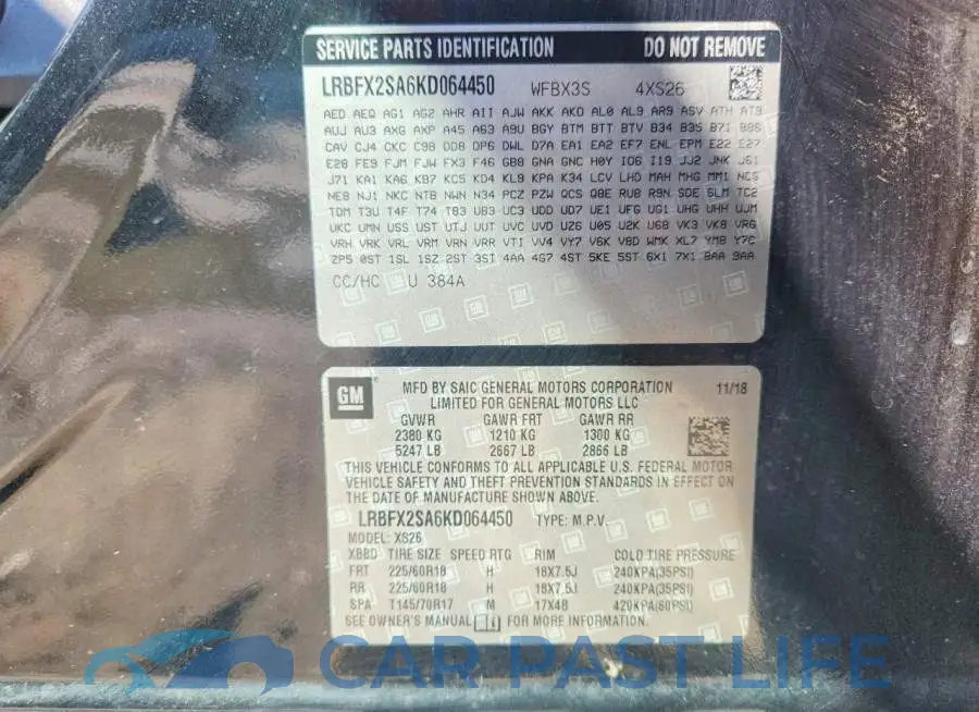 LRBFX2SA6KD064450# 14