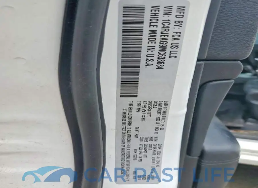 1C4RJEAG9MC638684# 13