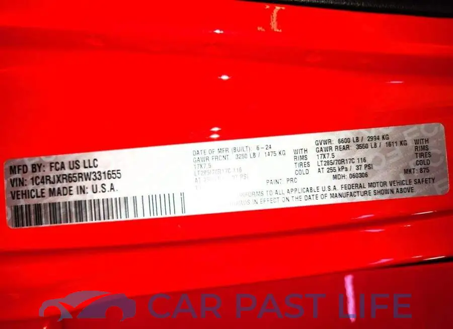 1C4RJXR65RW331655# 13