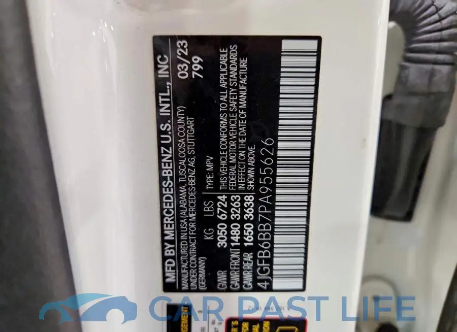 4JGFB6BB7PA955626# 14