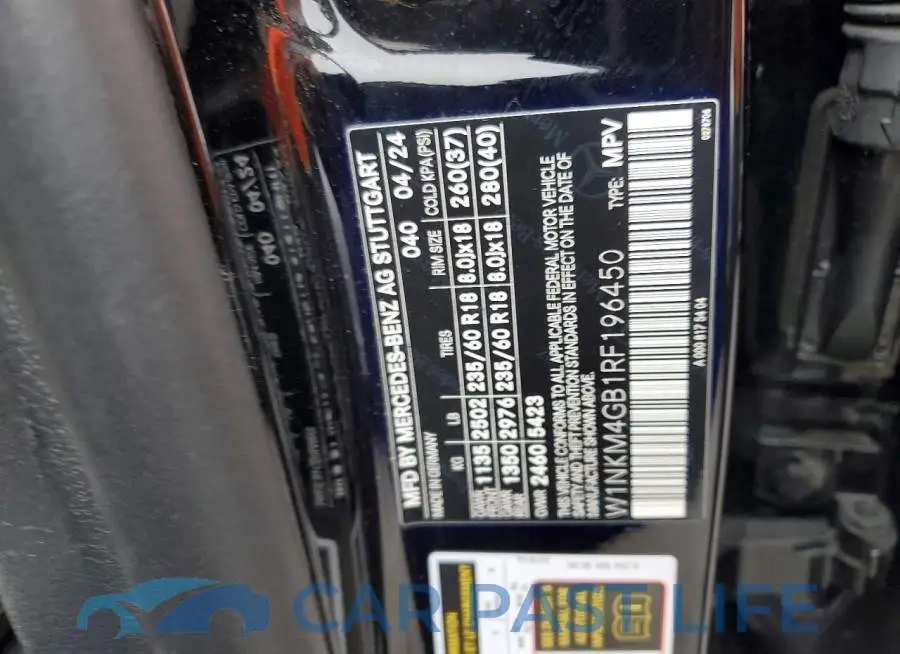 W1NKM4GB1RF196450# 13
