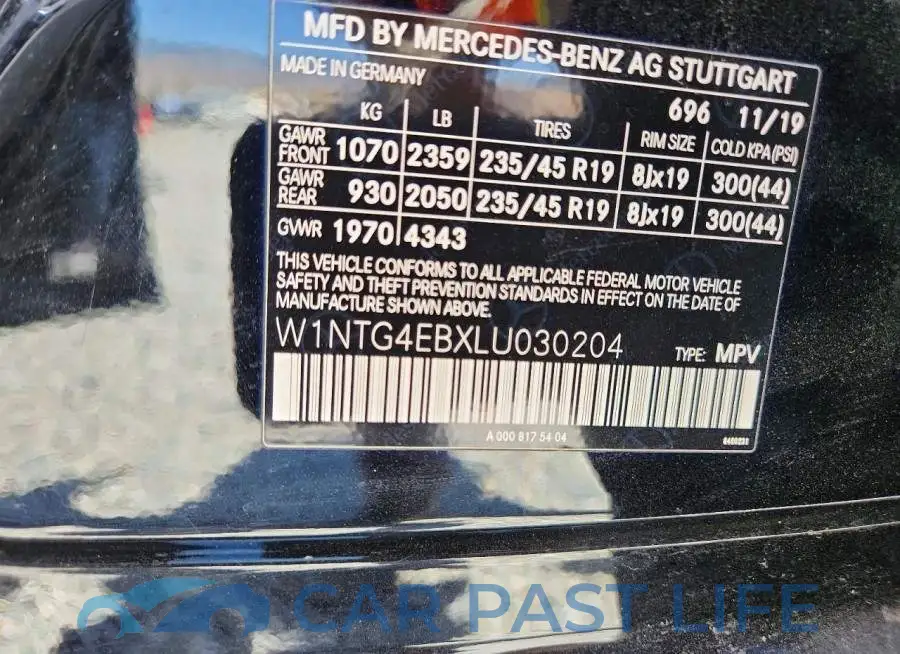 W1NTG4EBXLU030204# 13