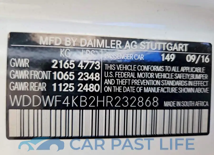 WDDWF4KB2HR232868# 13