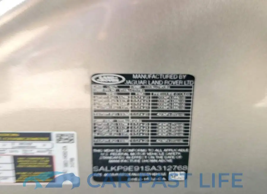 SALKP9E91SA312768# 13