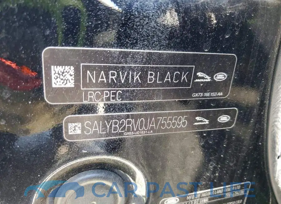 SALYB2RV0JA755595# 12