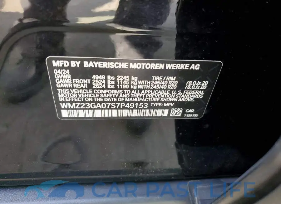 WMZ23GA07S7P49153# 13
