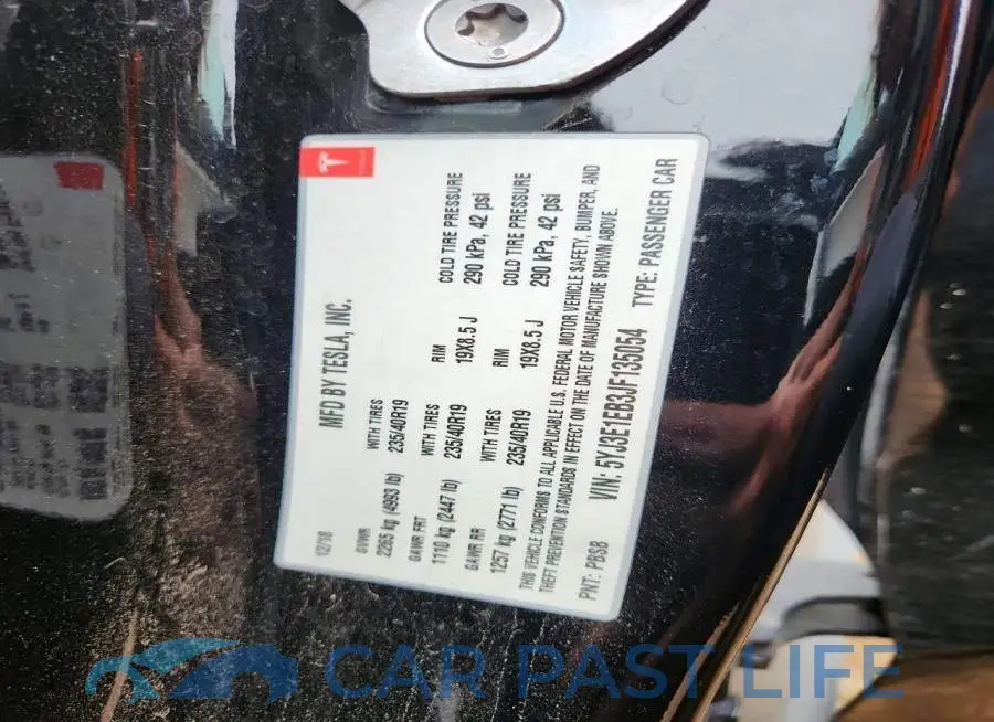 5YJ3E1EB3JF135054# 13
