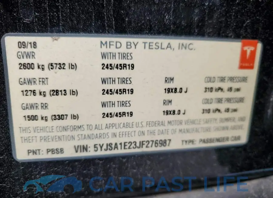 5YJSA1E23JF276987# 13