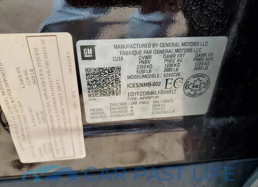1GYFZDR46LF049812# 12