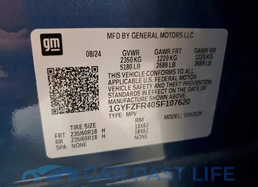 1GYFZFR40SF107620# 14