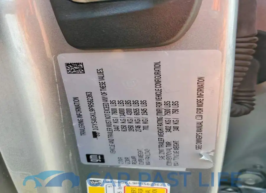 1GYS4GKL9PR562363# 12