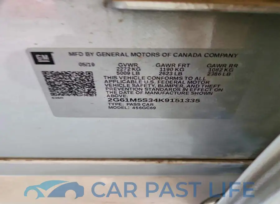 2G61M5S34K9151335# 12