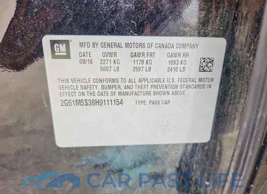 2G61M5S38H9111154# 12