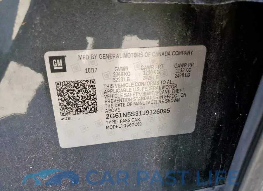 2G61N5S31J9126095# 12