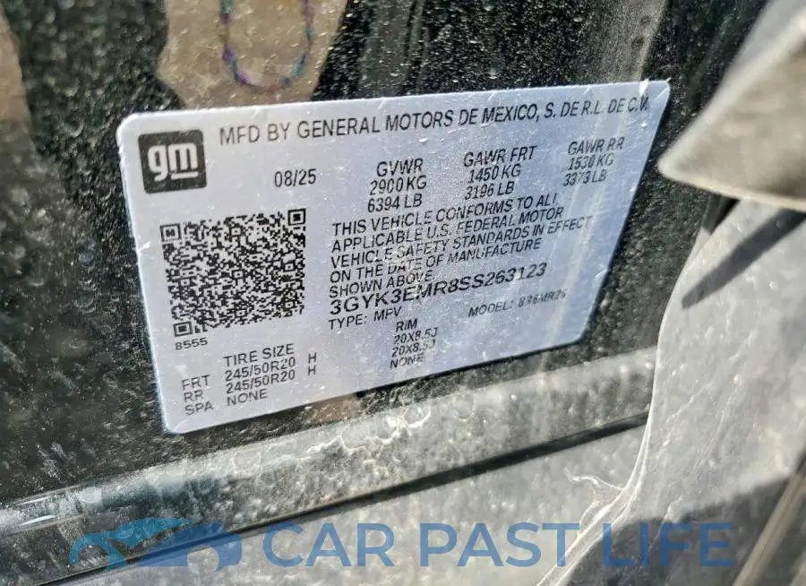 3GYK3EMR8SS263123# 13