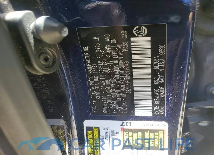 58ACZ1B18MU106049# 12