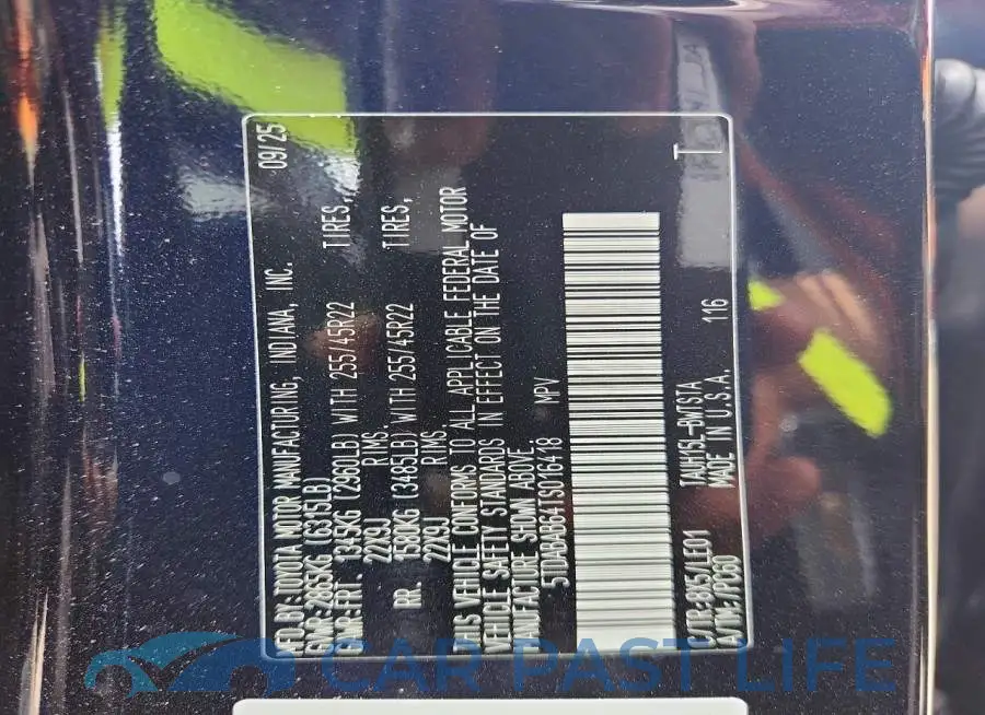 5TDABAB64TS016418# 13
