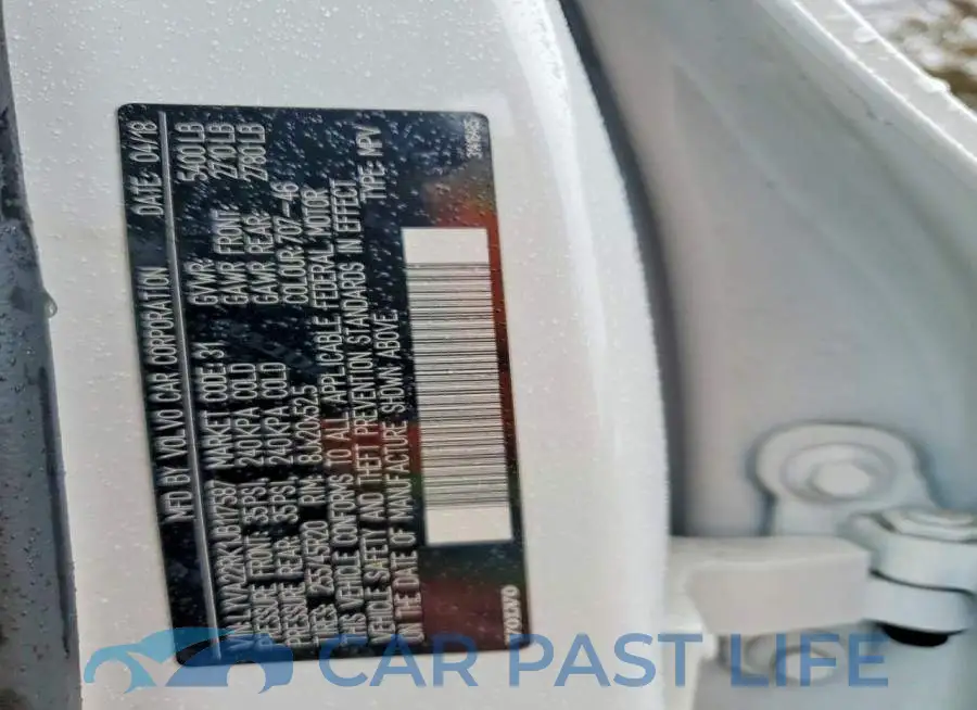 LYVA22RK1JB117587# 13