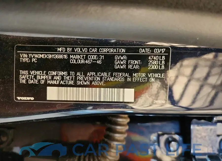 YV140MEK9H1368616# 12