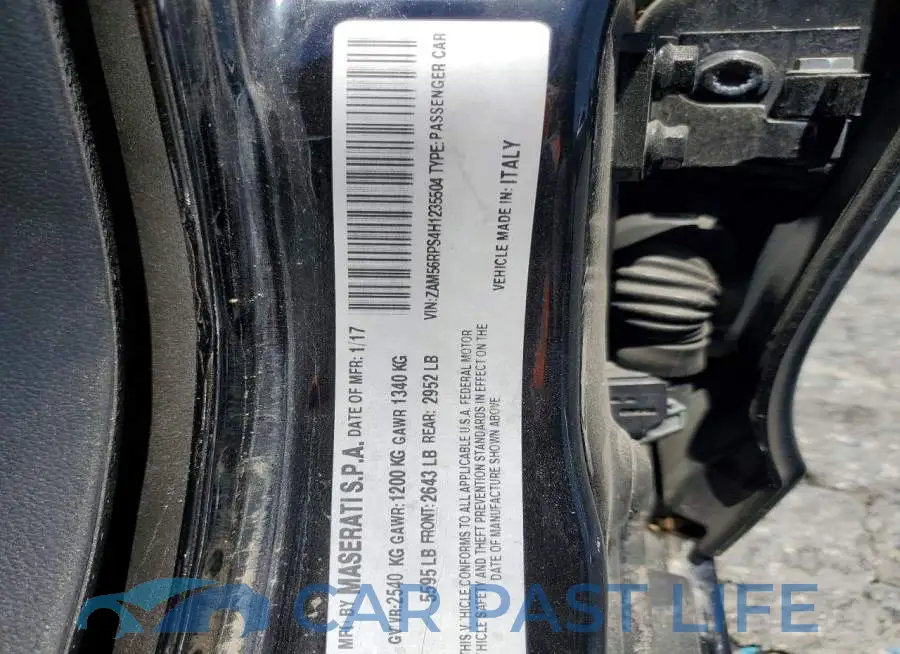 ZAM56RPS4H1235504# 12
