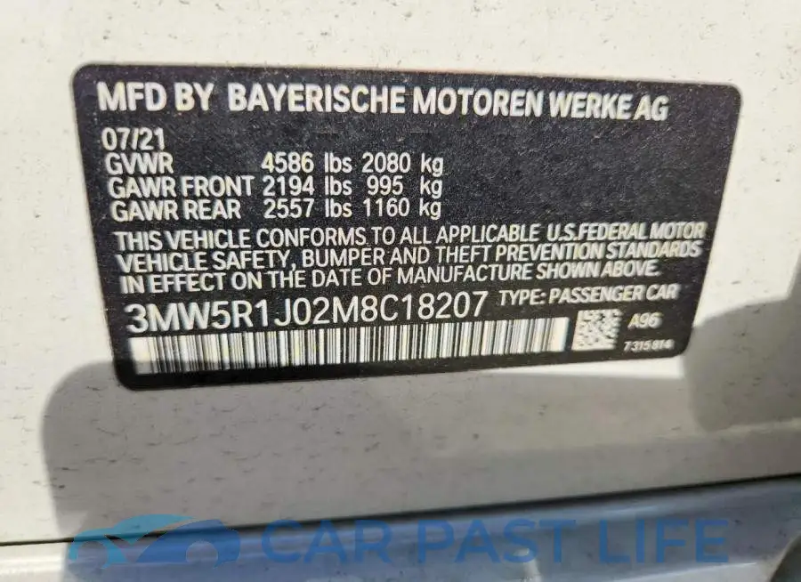 3MW5R1J02M8C18207# 13
