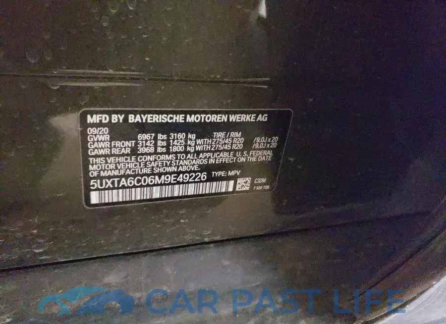 5UXTA6C06M9E49226# 13