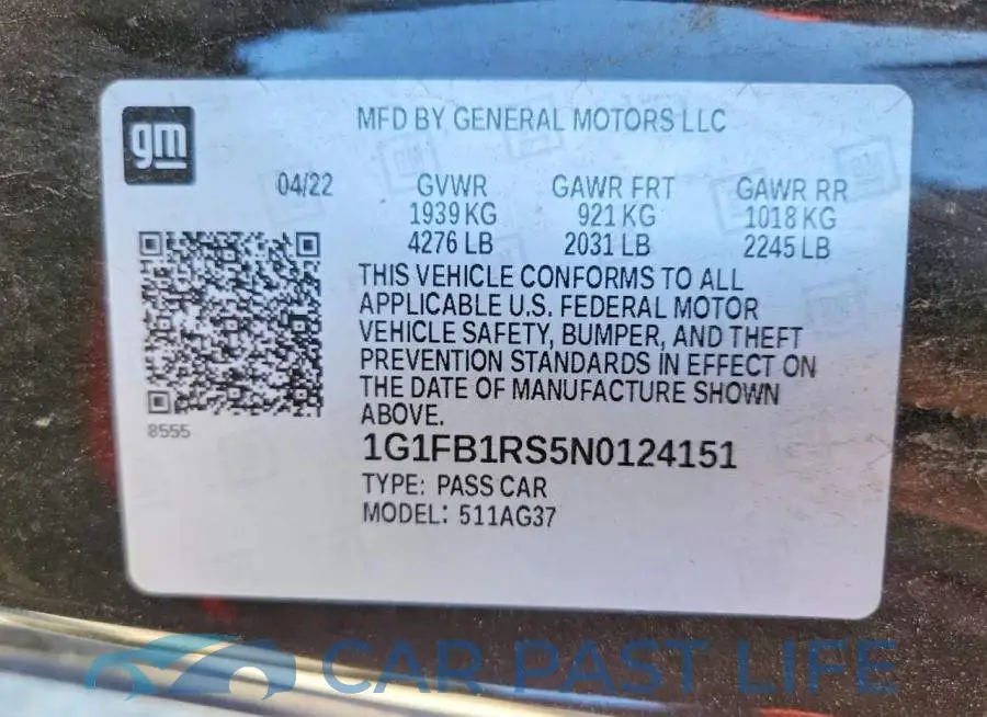 1G1FB1RS5N0124151# 12