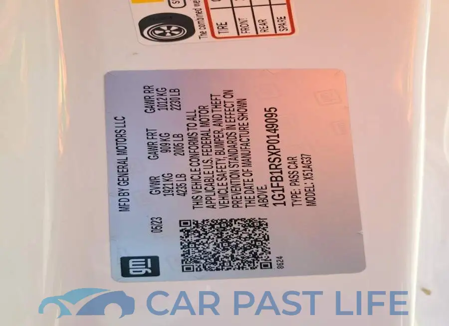 1G1FB1RSXP0149095# 12