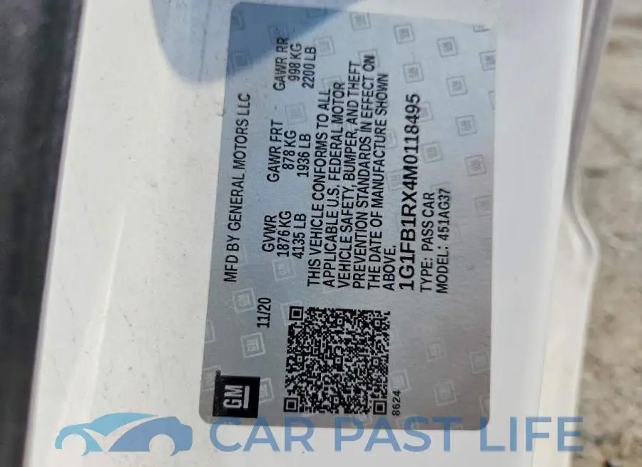 1G1FB1RX4M0118495# 12