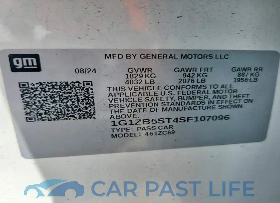 1G1ZB5ST4SF107096# 12