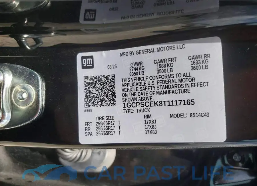 1GCPSCEK8T1117165# 12