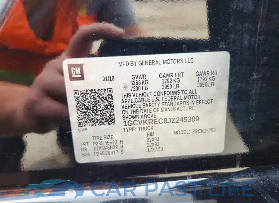 1GCVKREC8JZ245309# 13