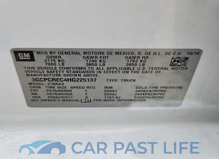 3GCPCREC4HG225137# 13