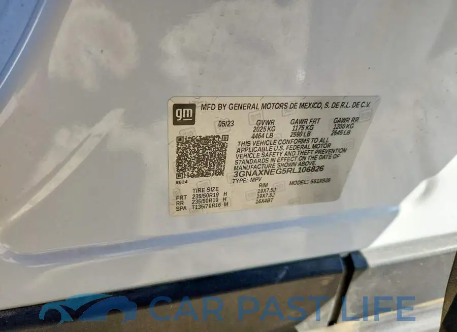 3GNAXNEG5RL106826# 13