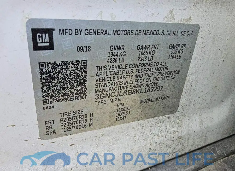 3GNCJLSB8KL183297# 13