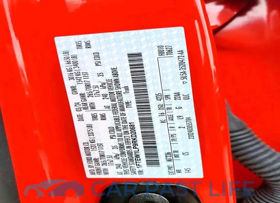 1FTEW1LP9RKD20681# 13