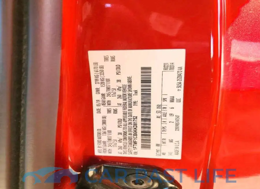 1FTMF1CB6KKD81752# 12